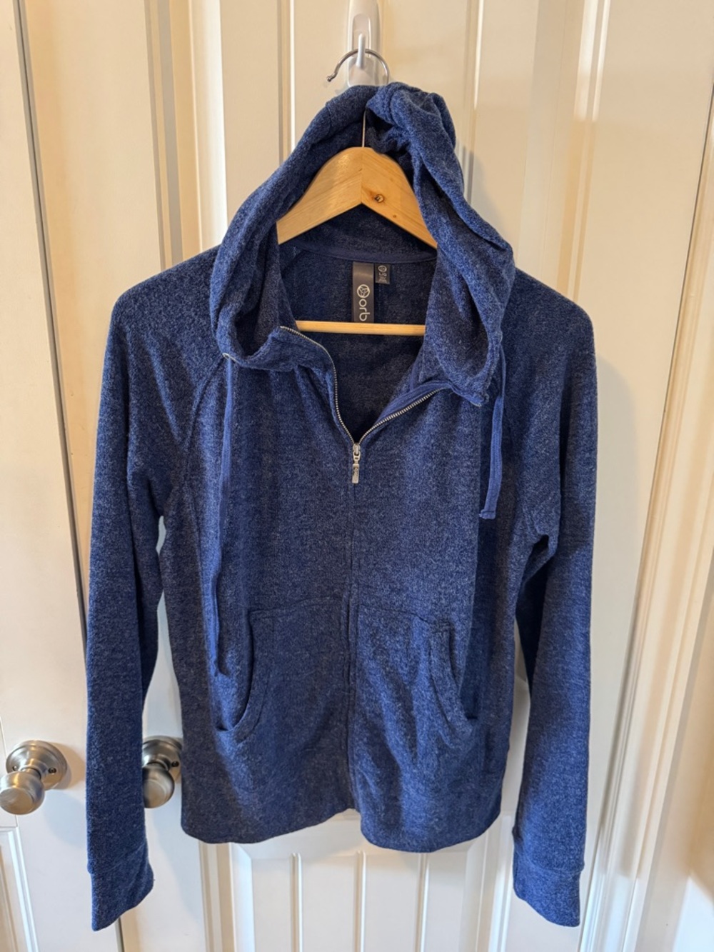 Orb Zip-Up Hoodie with front pockets